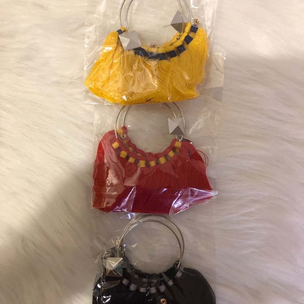 Boho Earrings Lot three pairs